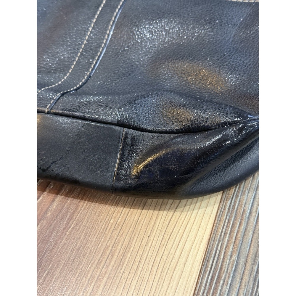 Coach Soho Pebbled Black Leather Slouchy Hobo Shoulder Bag Y2K D1051-F12336 - Picture 16 of 16